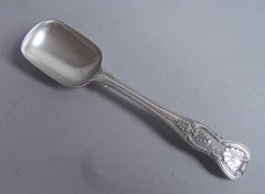 Antique A fine King's pattern Jam Spoon made in London in 1853 by George Adams.