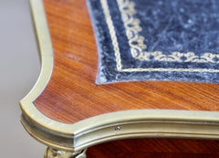 Fine Kingwood Parquetry and Gilt-Bronze Bureau Plat by Schmit