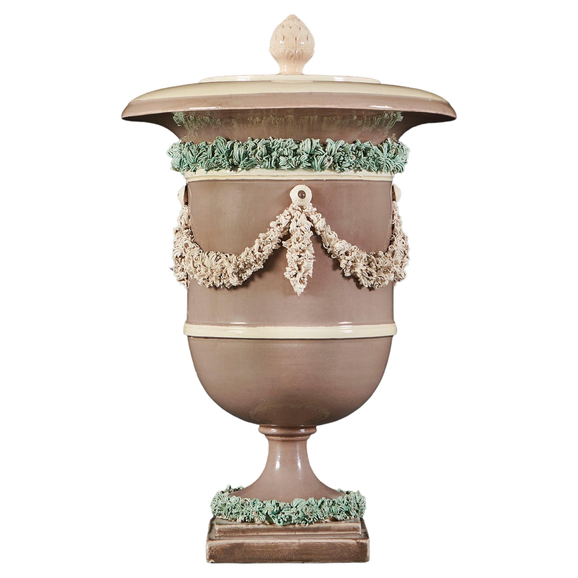 Fine Large 19th Century Ice Pail in the Form of an Vase For Sale