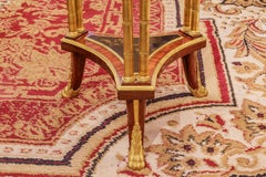 Gueridon en bronze français de la fin du XIXe siècle à motifs de Chinoiseries