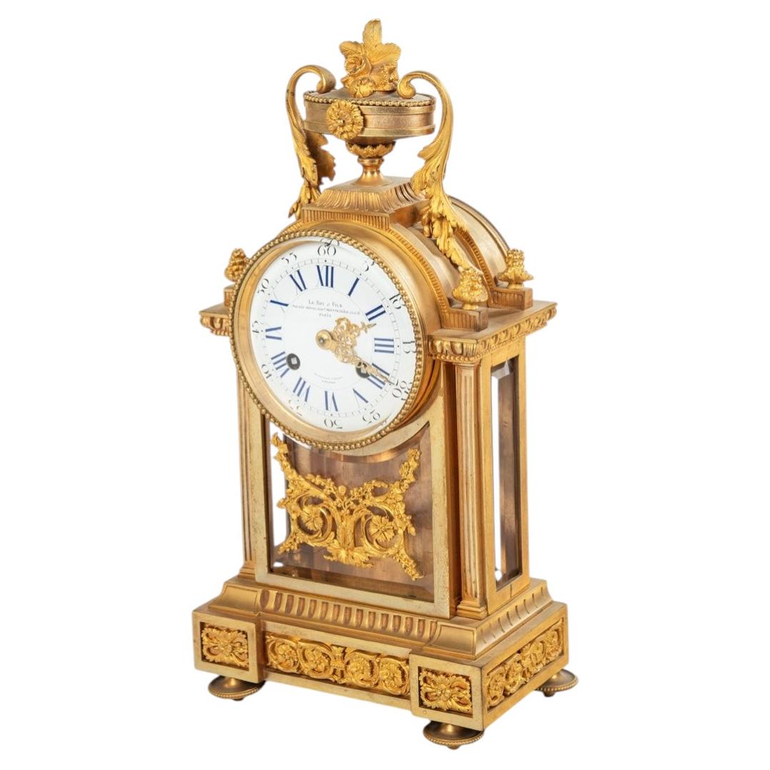 A Fine Late 19th Century French Le Roy and Fils Ormolu Mantel Clock