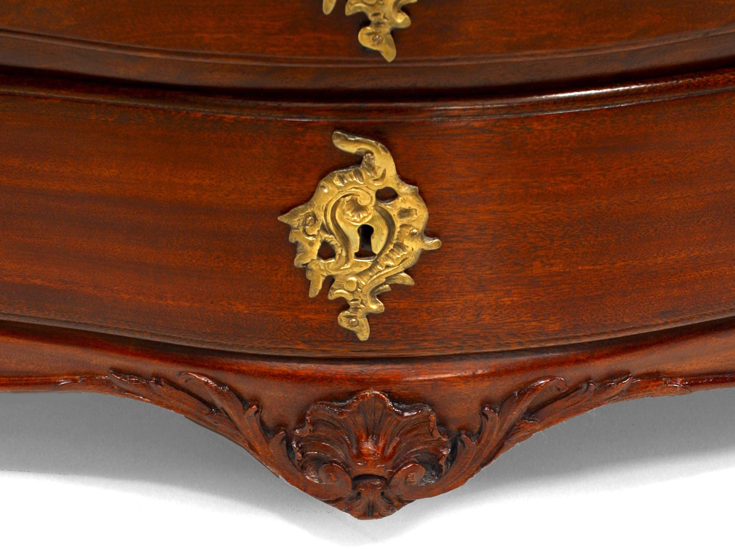 French Provincial Louis XV Mahogany Chest For Sale 4