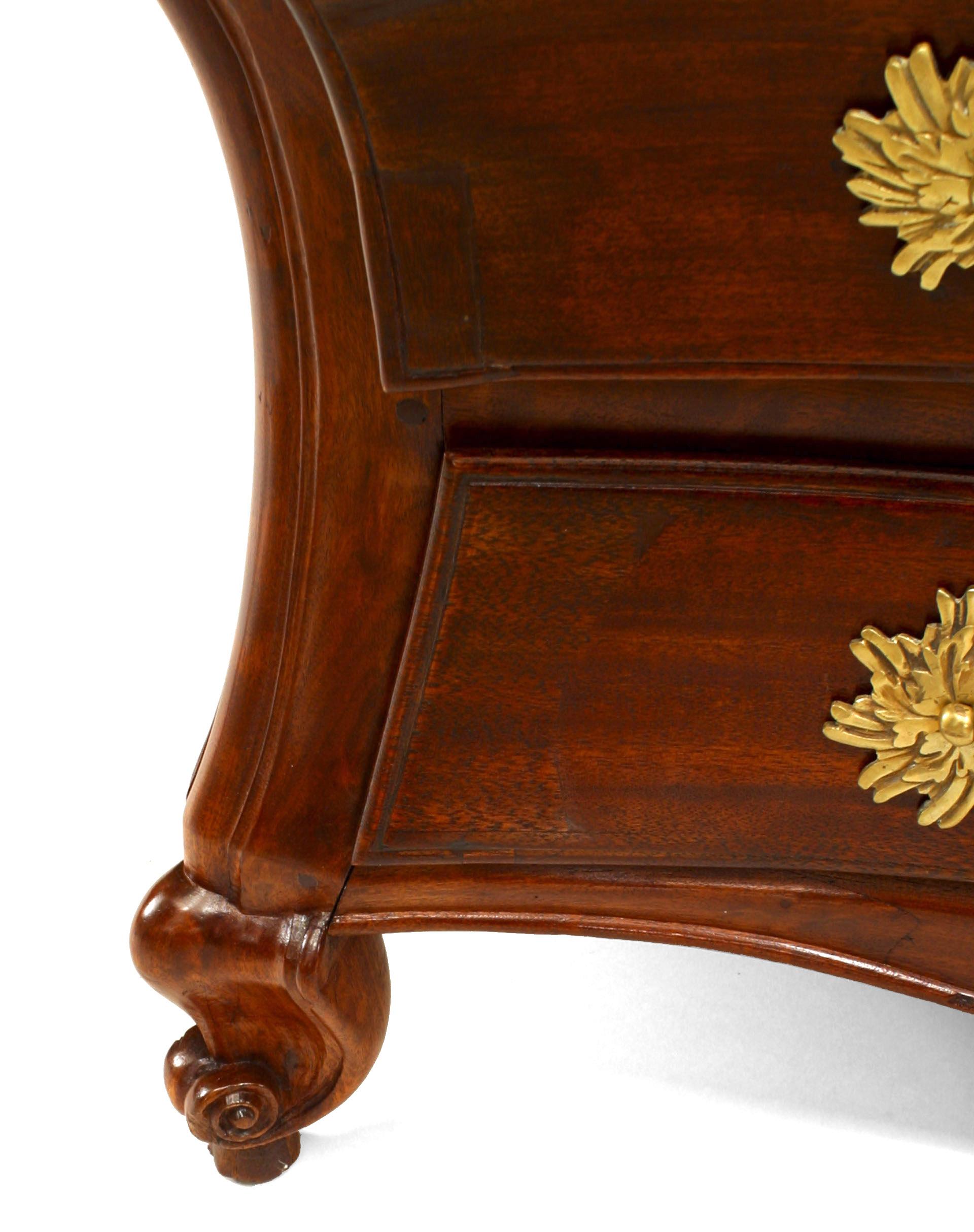 French Provincial Louis XV Mahogany Chest For Sale 5