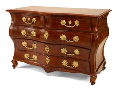 French Provincial Louis XV Mahogany Chest