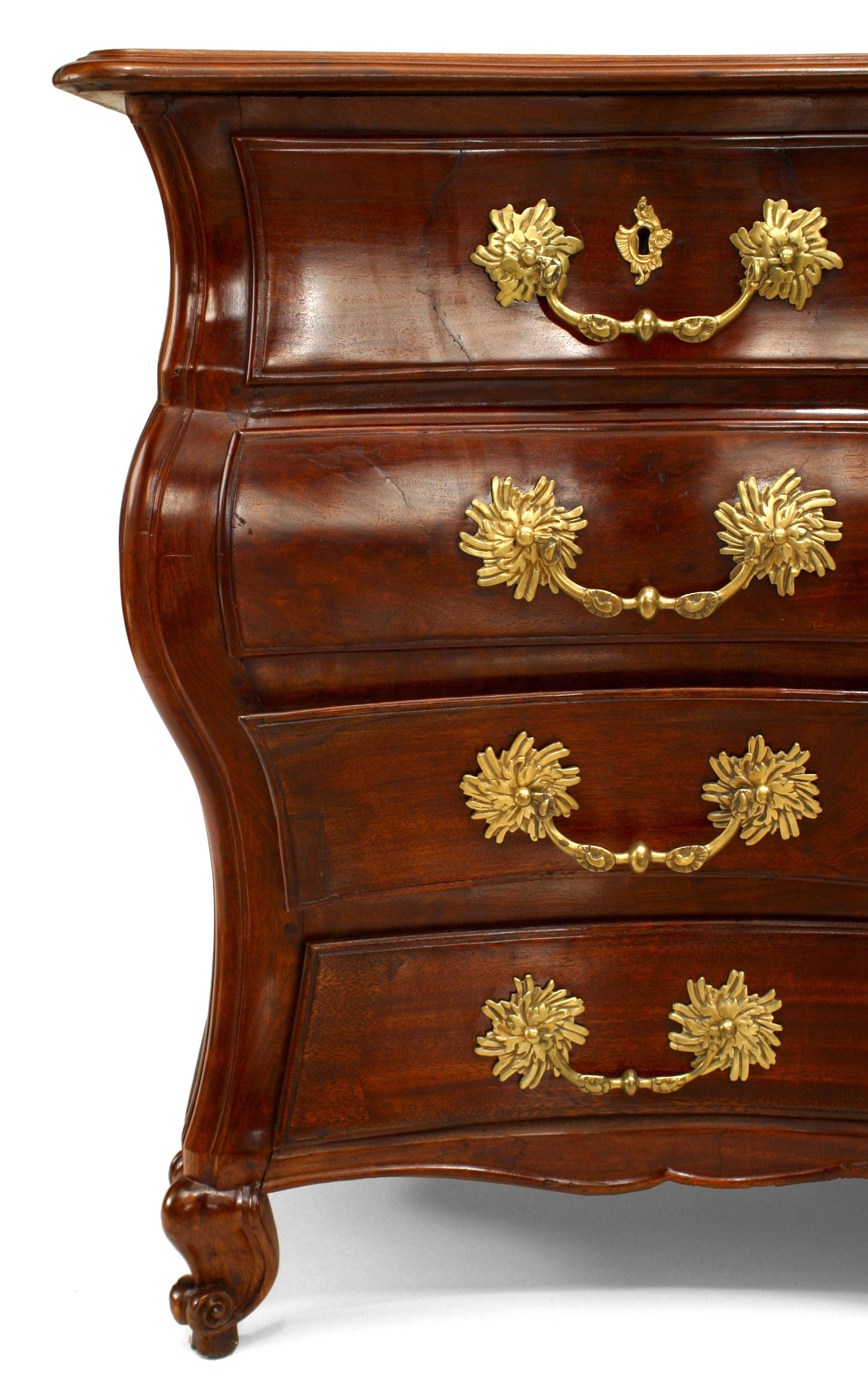 18th Century and Earlier French Provincial Louis XV Mahogany Chest For Sale