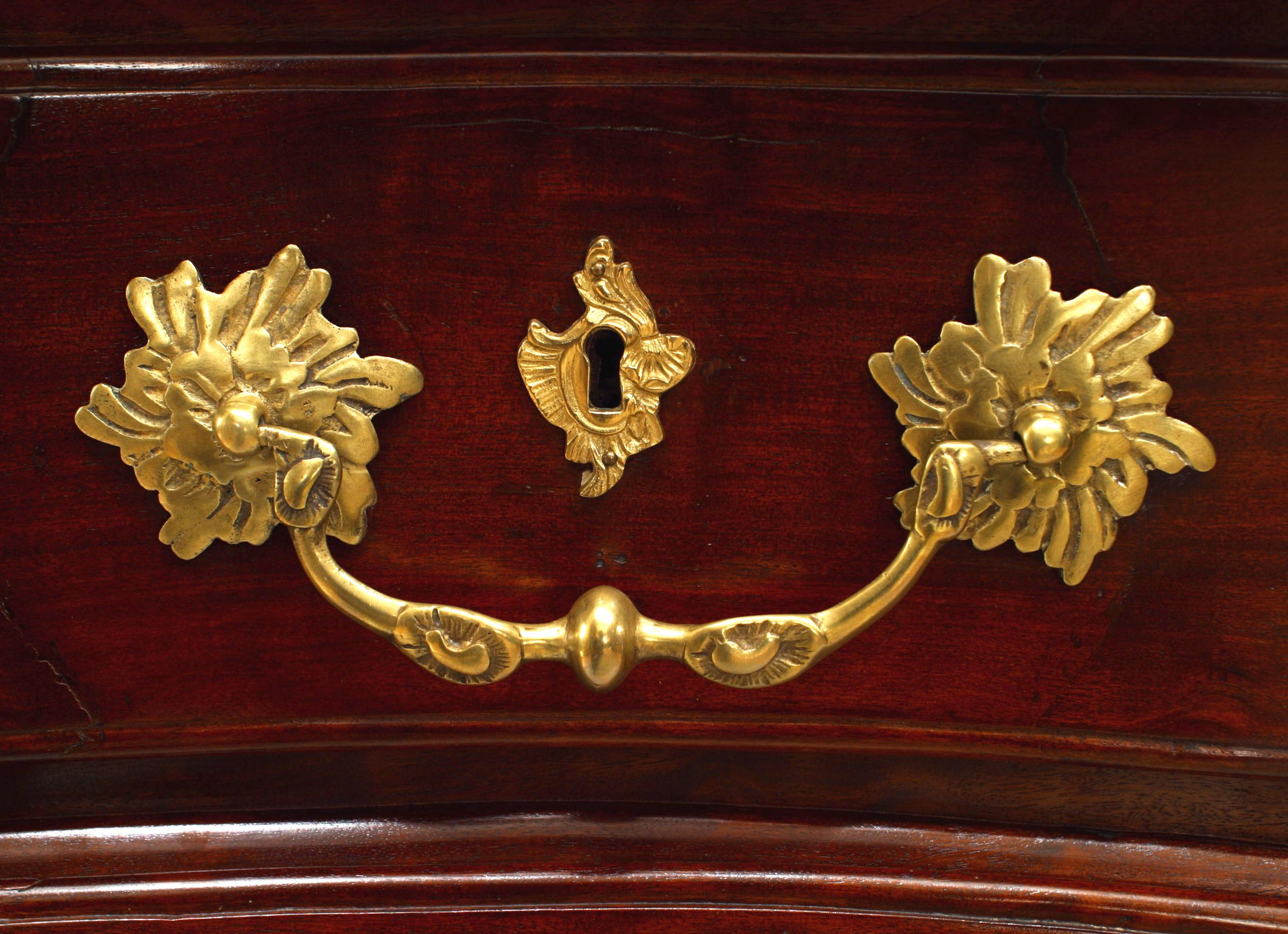 French Provincial Louis XV Mahogany Chest For Sale 2