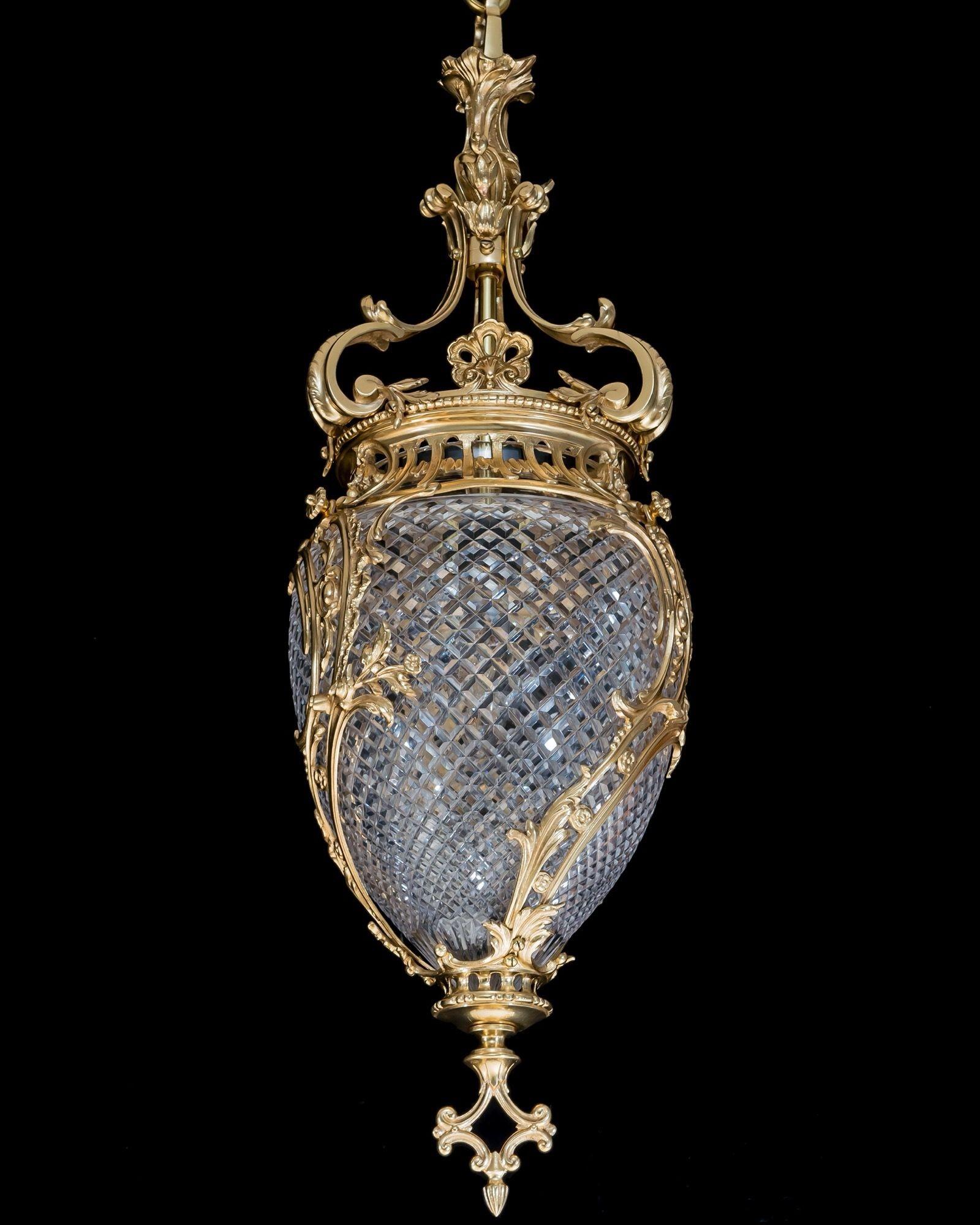 French A Fine Louis Xvi Style Hall Lantern For Sale
