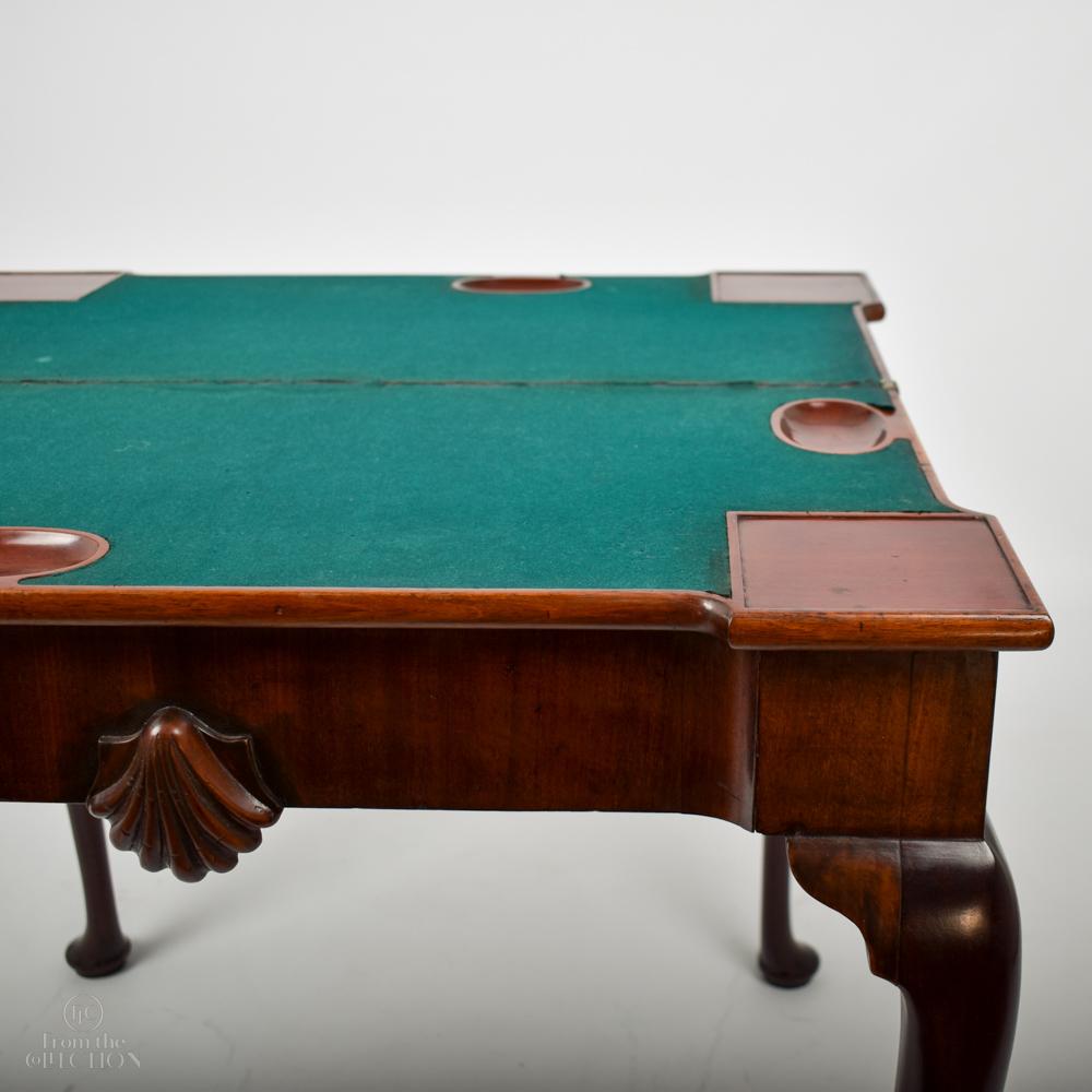 A Fine Mahogany Irish Games Table circa. 1770 In Good Condition For Sale In Lincoln, GB