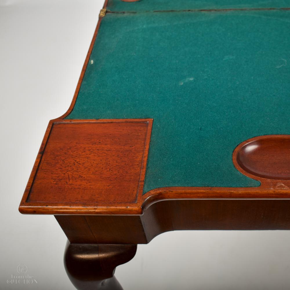 Ein feiner irischer Spieltisch aus Mahagoni, ca. 1770 im Angebot 2