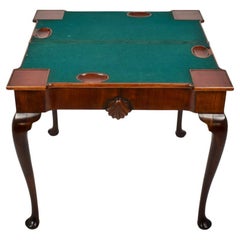 Antique A Fine Mahogany Irish Games Table circa. 1770