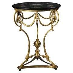A Fine Micromosaic and Gilt-Bronze Table