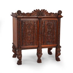 A Fine Mid-19th Century Anglo-Indian Side Cabinet or Cupboard