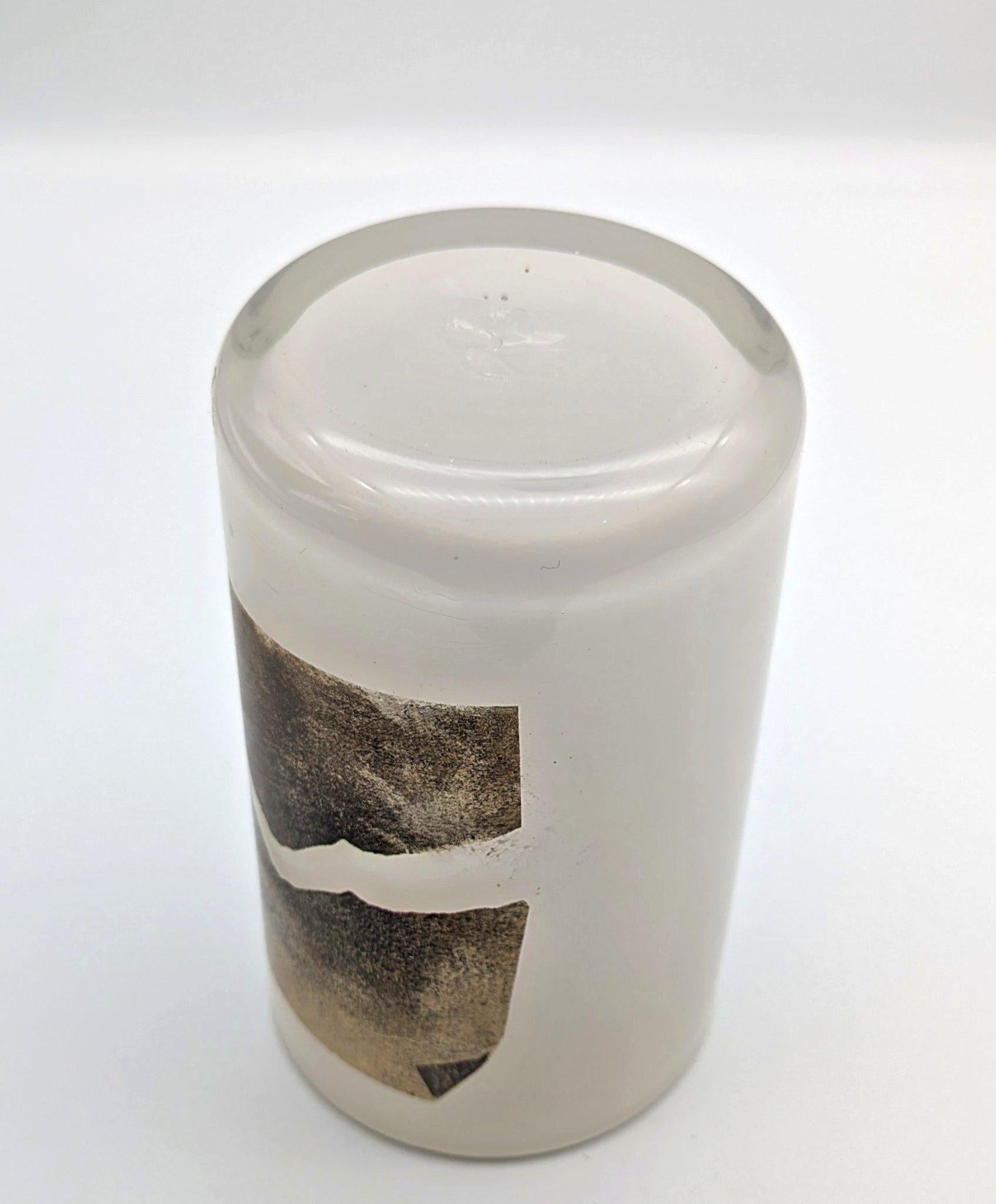 Fatto a mano Un raffinato vaso in vetro dello studio Mieke Groot del 1982 in vendita