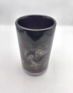 A fine Mieke Groot studio glass vase from 1983