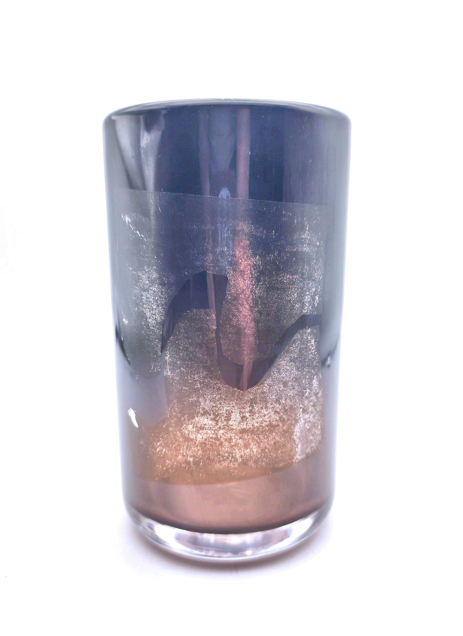 A fine Mieke Groot studio glass vase from 1983 For Sale 1