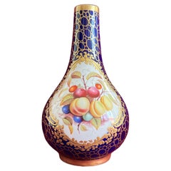 Fine Minton Porcelain Bottle Shaped Vase C.1840