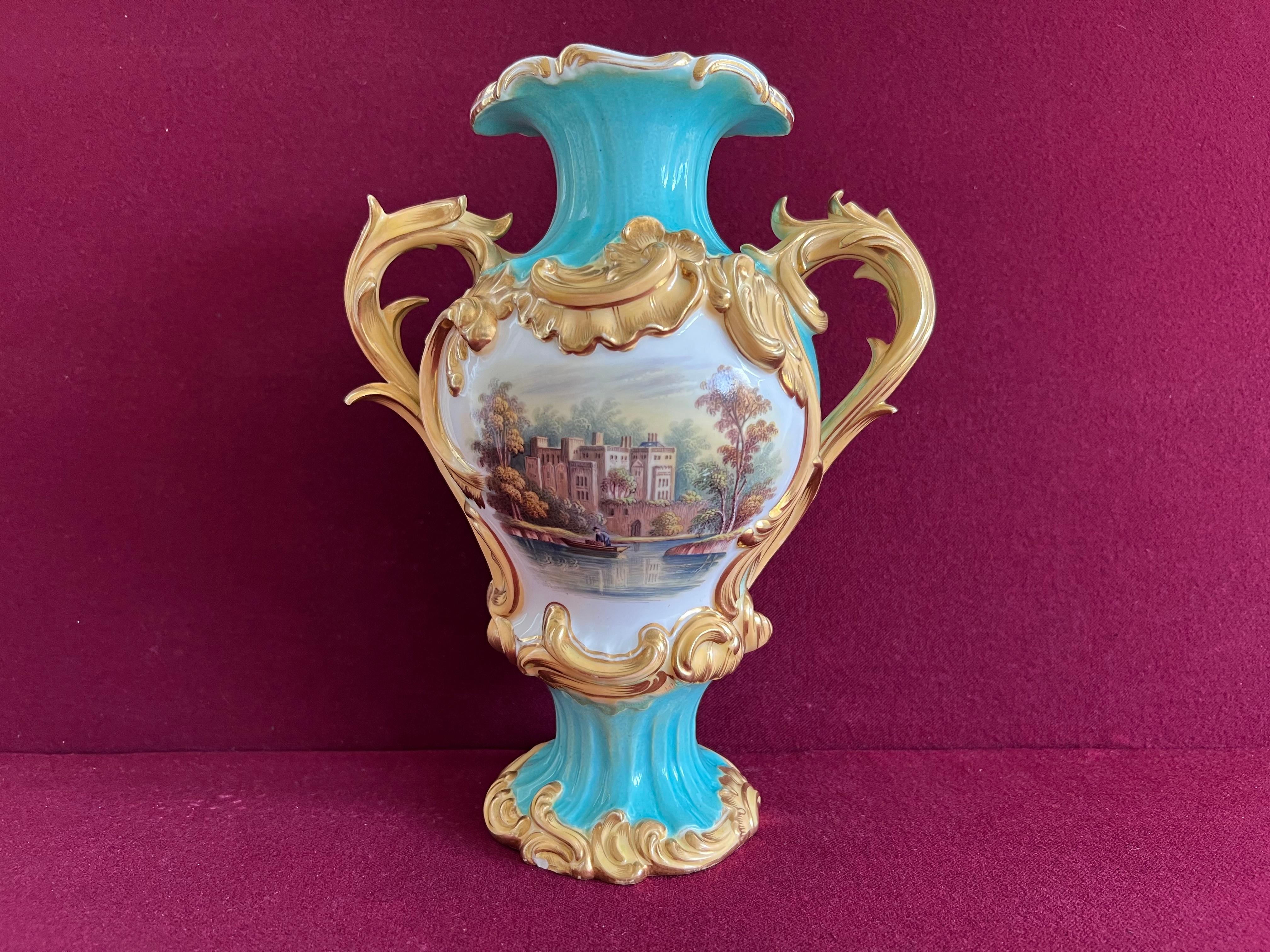 19th Century Fine Minton Porcelain 'Dresden Antique Vase', c.1835-1840