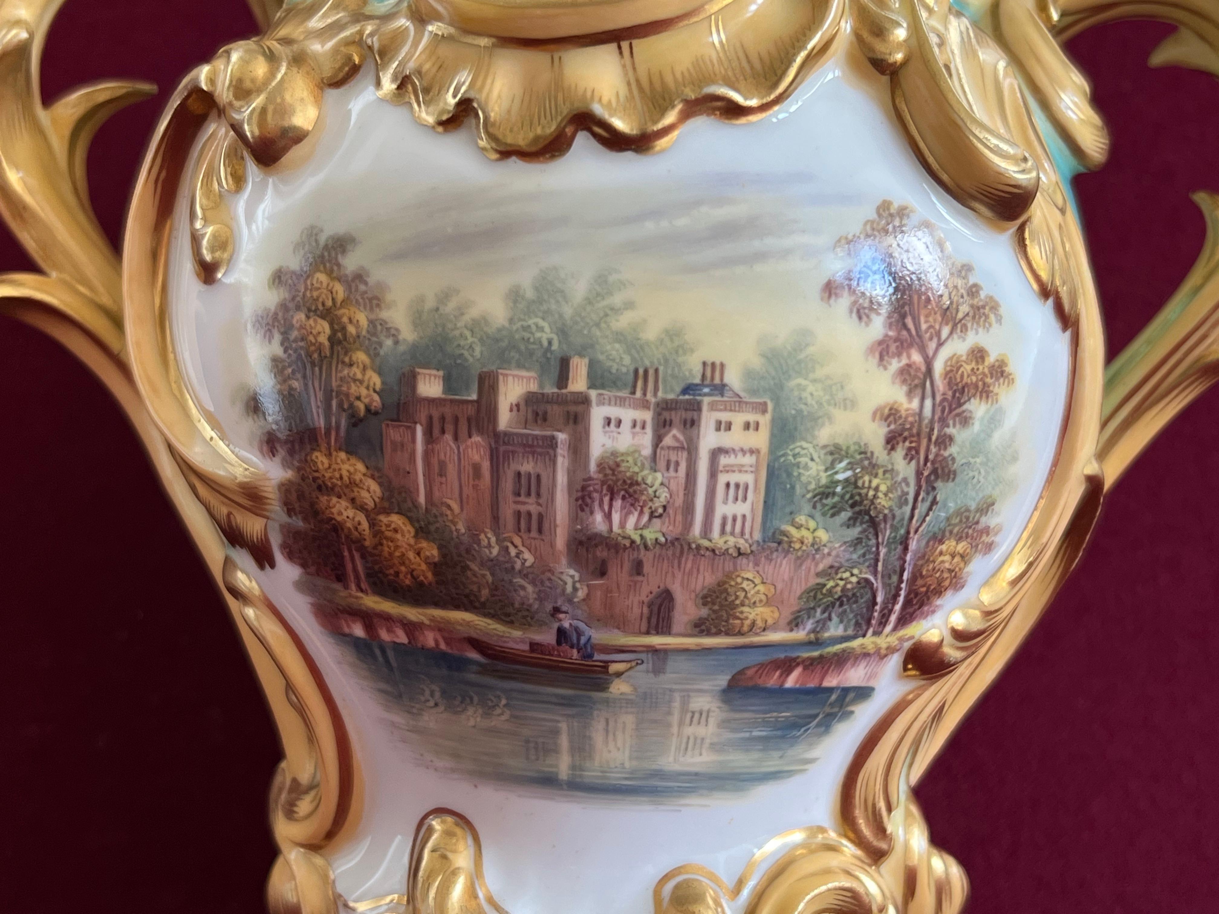 Fine Minton Porcelain 'Dresden Antique Vase', c.1835-1840 1