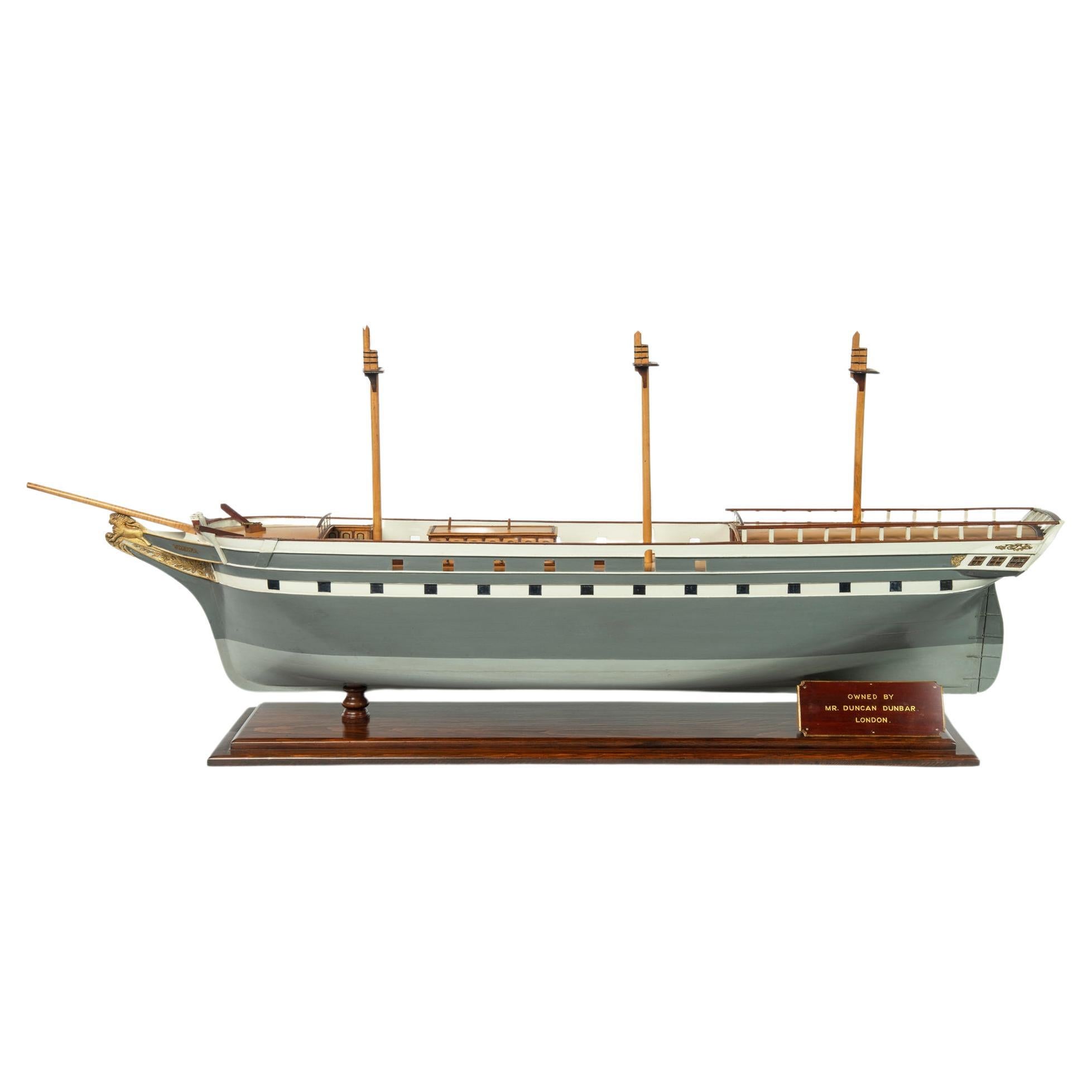 Ein schönes Modell des Segelschiffs Vimiera, gebaut für Duncan Dunbar, 1851
