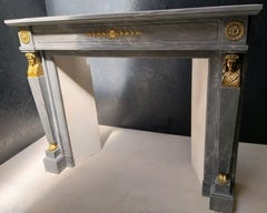 Fine Napoléon Empire II Chimneypiece