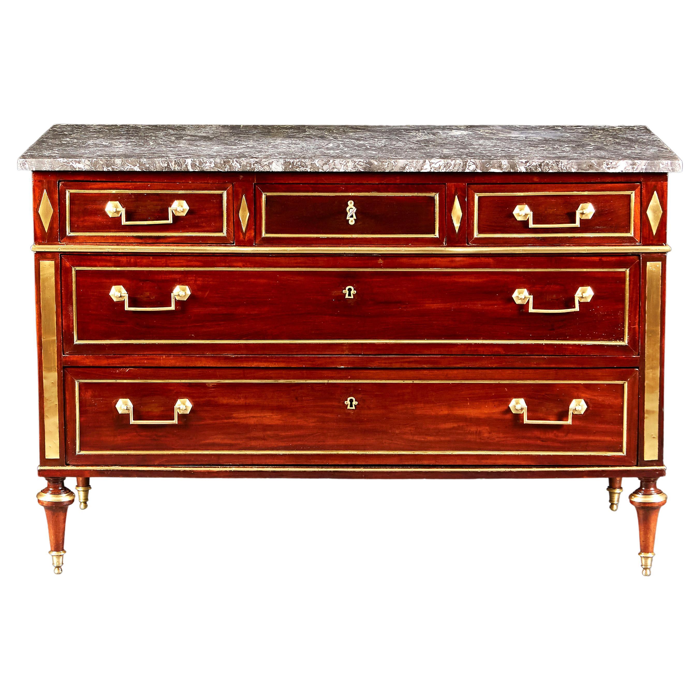 Fine Nineteenth Century Empire Commode For Sale