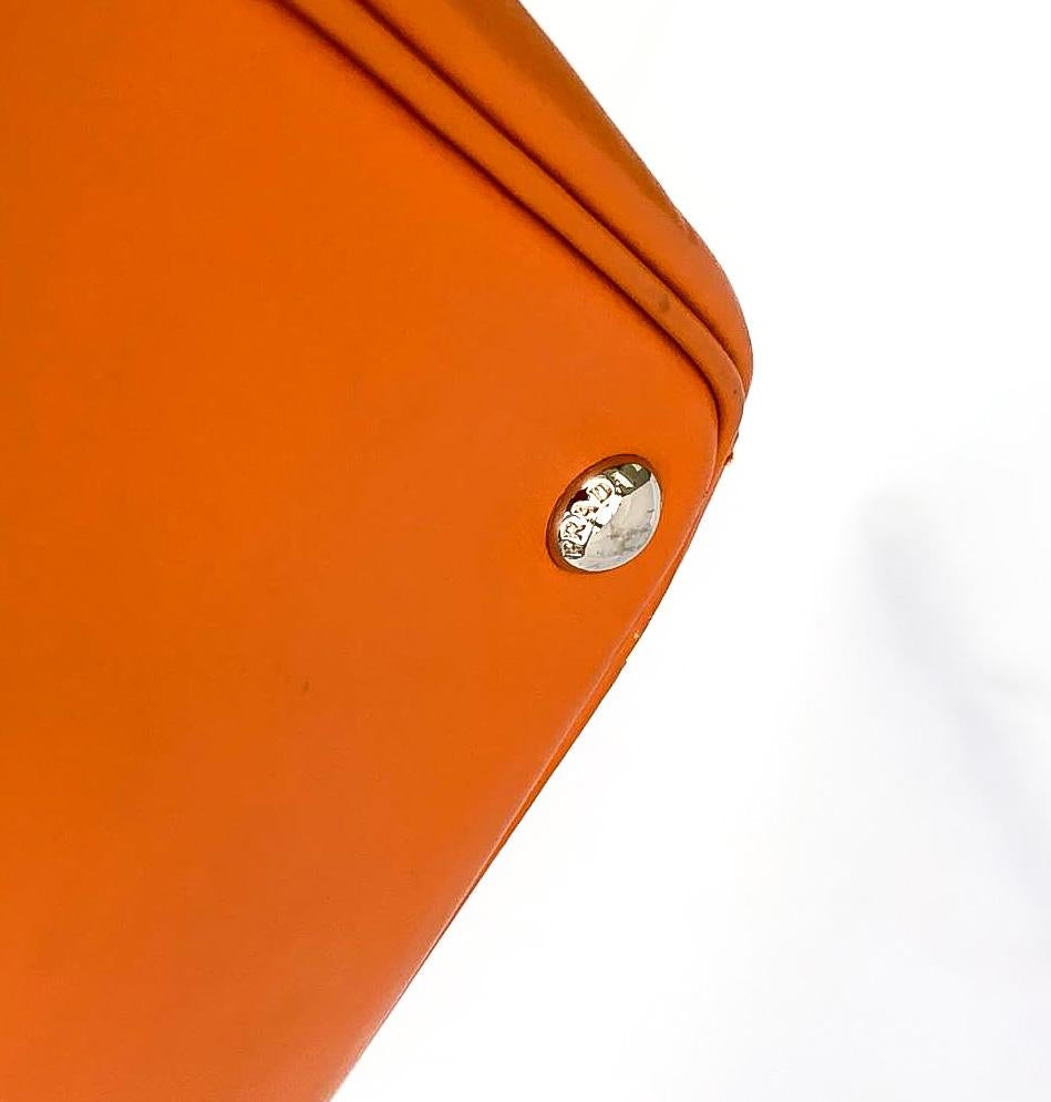 A fine orange leather 'Galleria' handbag, Prada, Italy, 2016 8