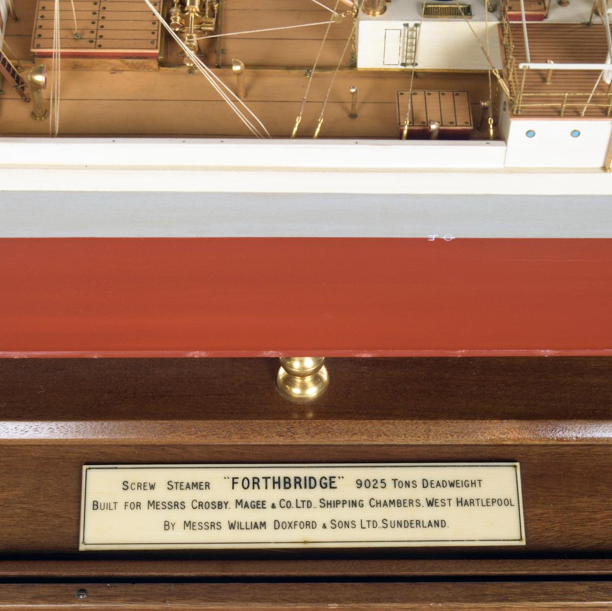 Fine Owner’s Model of the Freighter S.S. Forthbridge 5