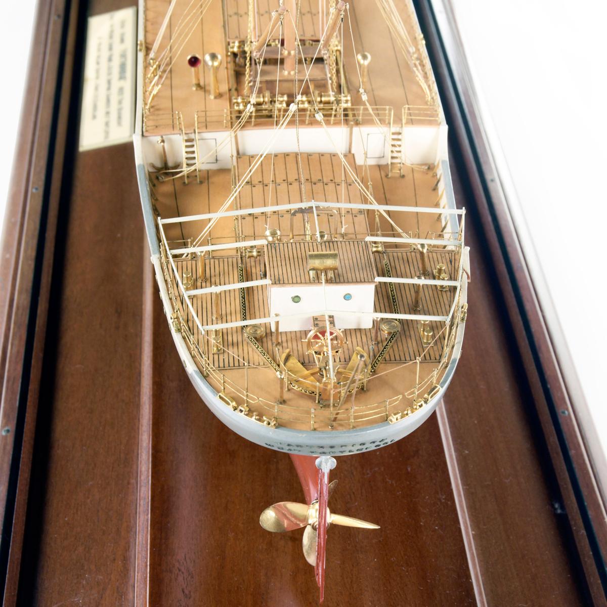 Early 20th Century Fine Owner’s Model of the Freighter S.S. Forthbridge