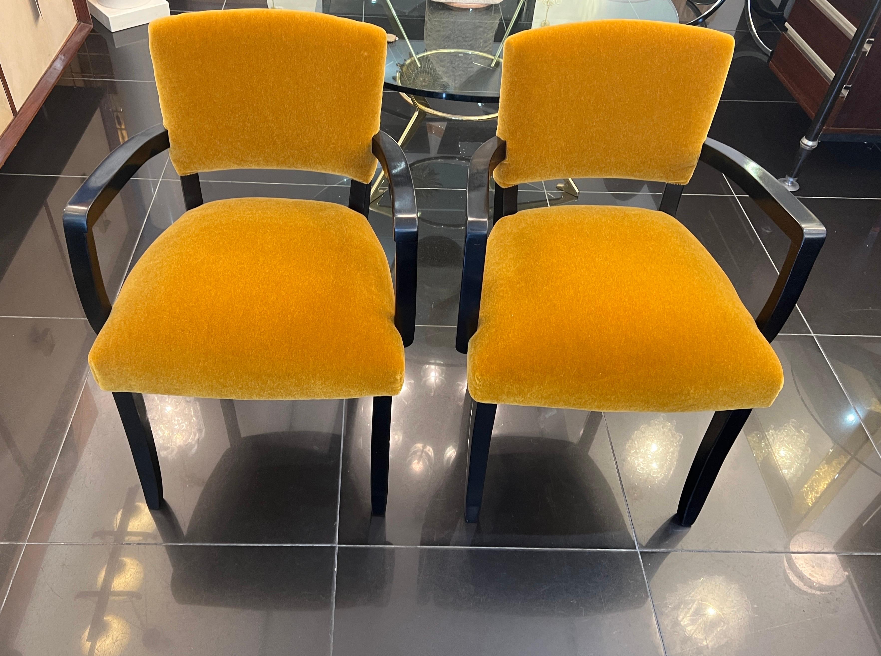 A fine pair French Bridge chairs  In Good Condition In London, GB