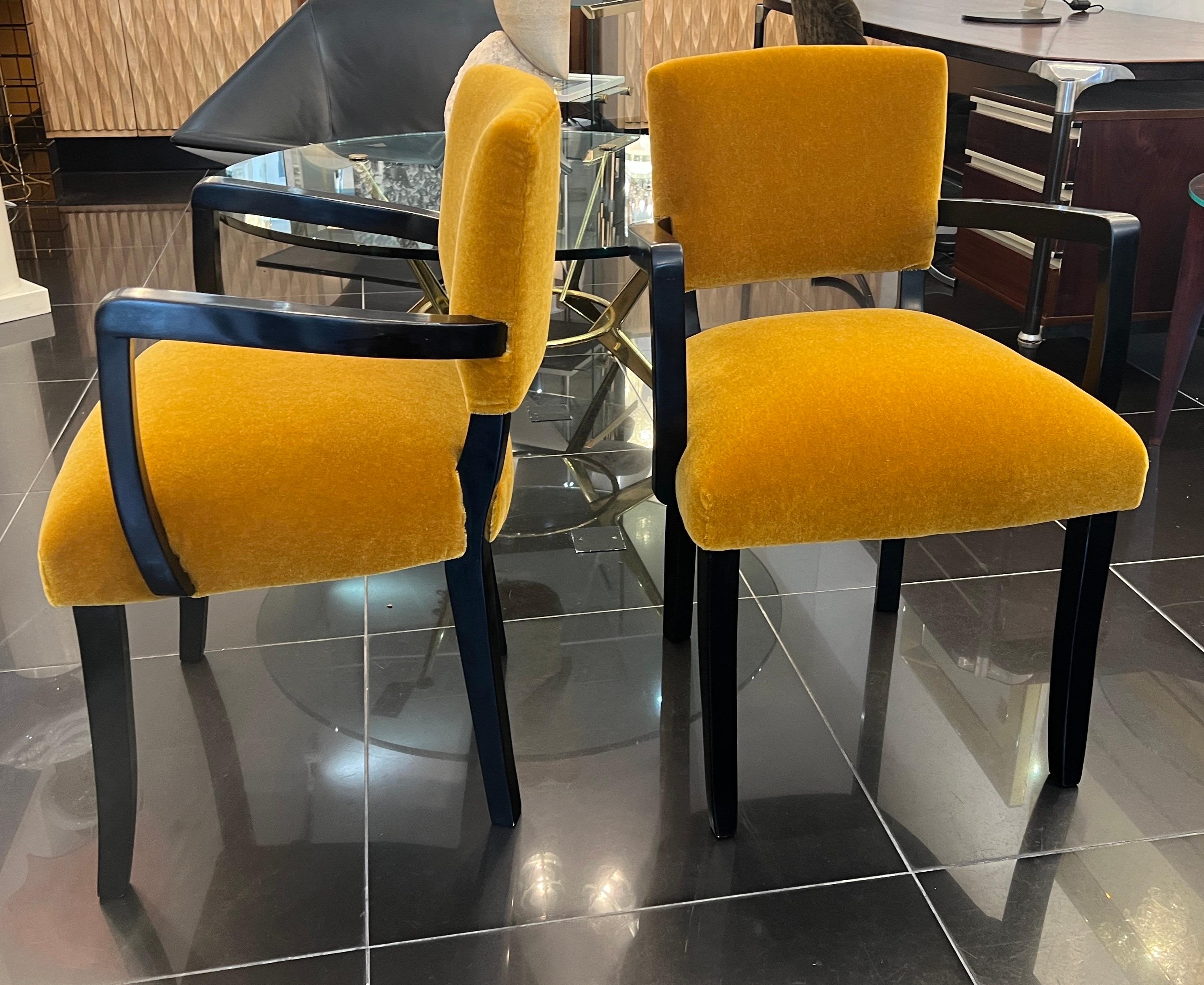 A fine pair French Bridge chairs  2