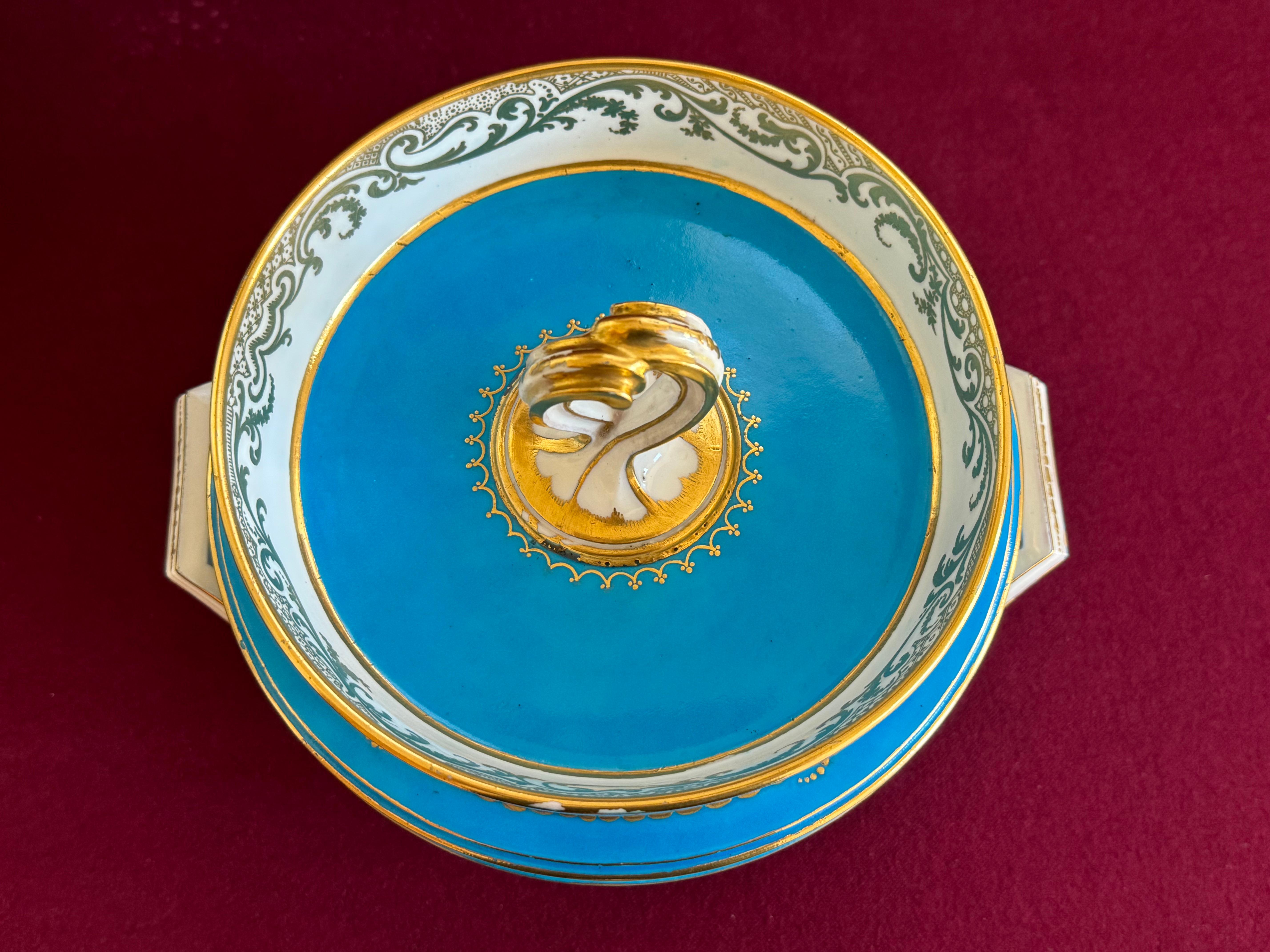 Fina pareja de cubiteras de porcelana de pasta blanda de Sèvres del siglo XVIII en venta 4