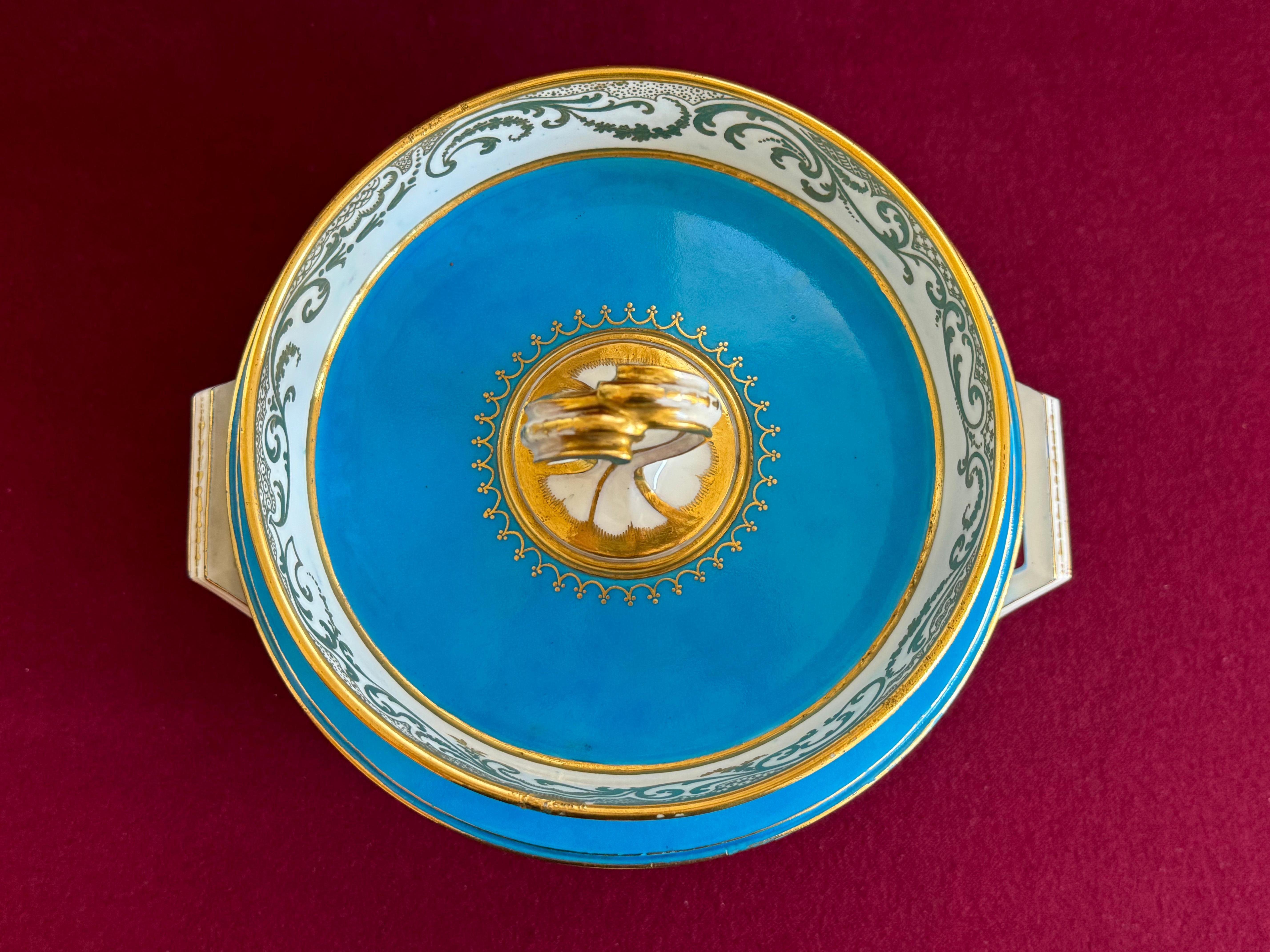 Fina pareja de cubiteras de porcelana de pasta blanda de Sèvres del siglo XVIII en venta 9