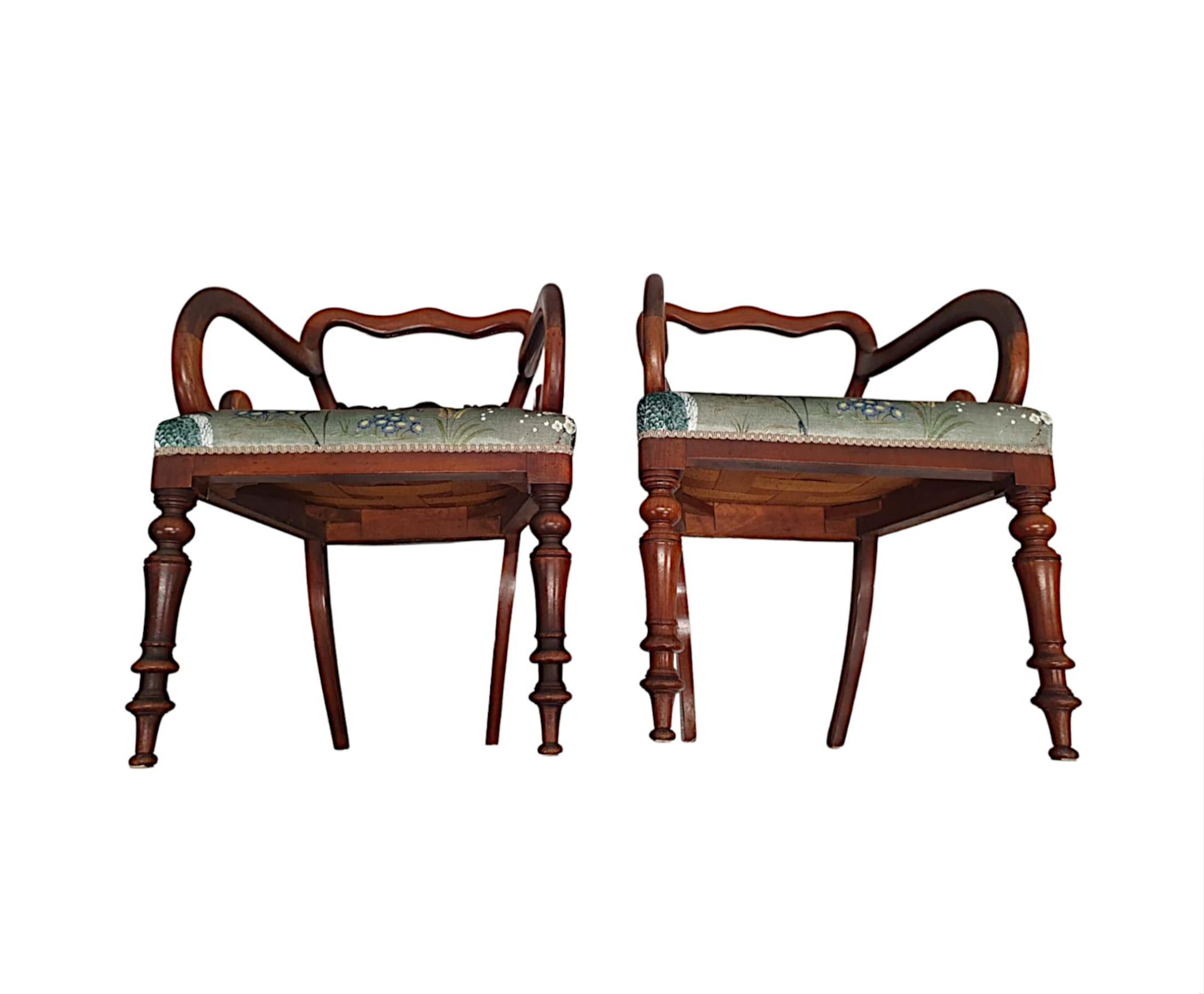 A Fine Pair of 19th Century Carver Armchairs For Sale 2