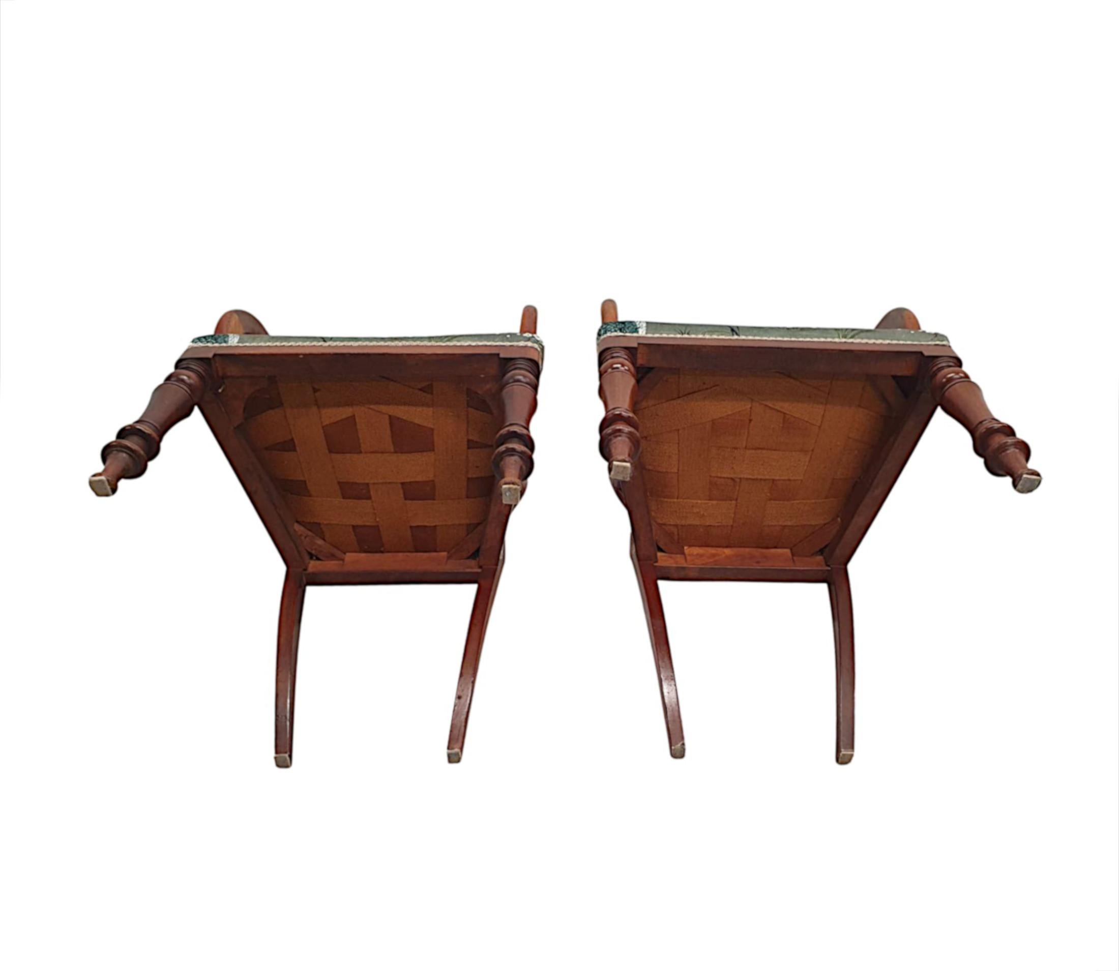 Paire de fauteuils Carver du 19ème siècle en vente 2