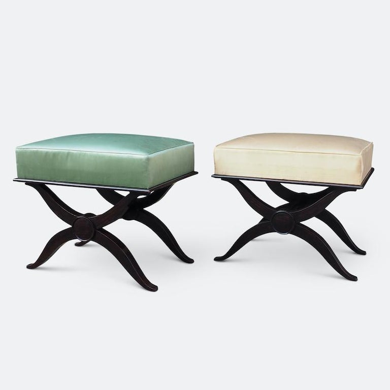 Fine Pair of Andre Arbus Footstools For Sale 2