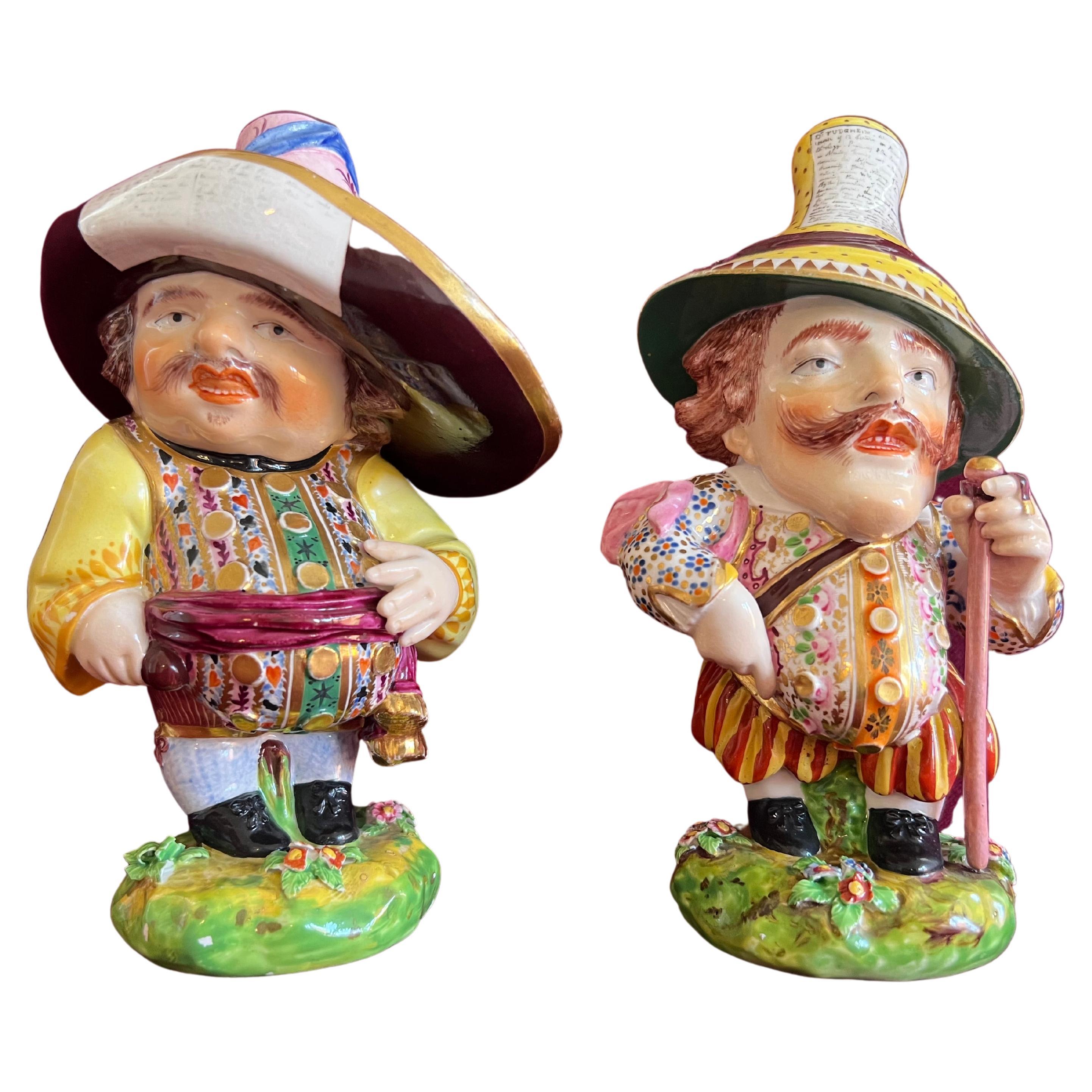 Fine Pair of Bloor Derby ‘Mansion House’ Dwarfs C.1825