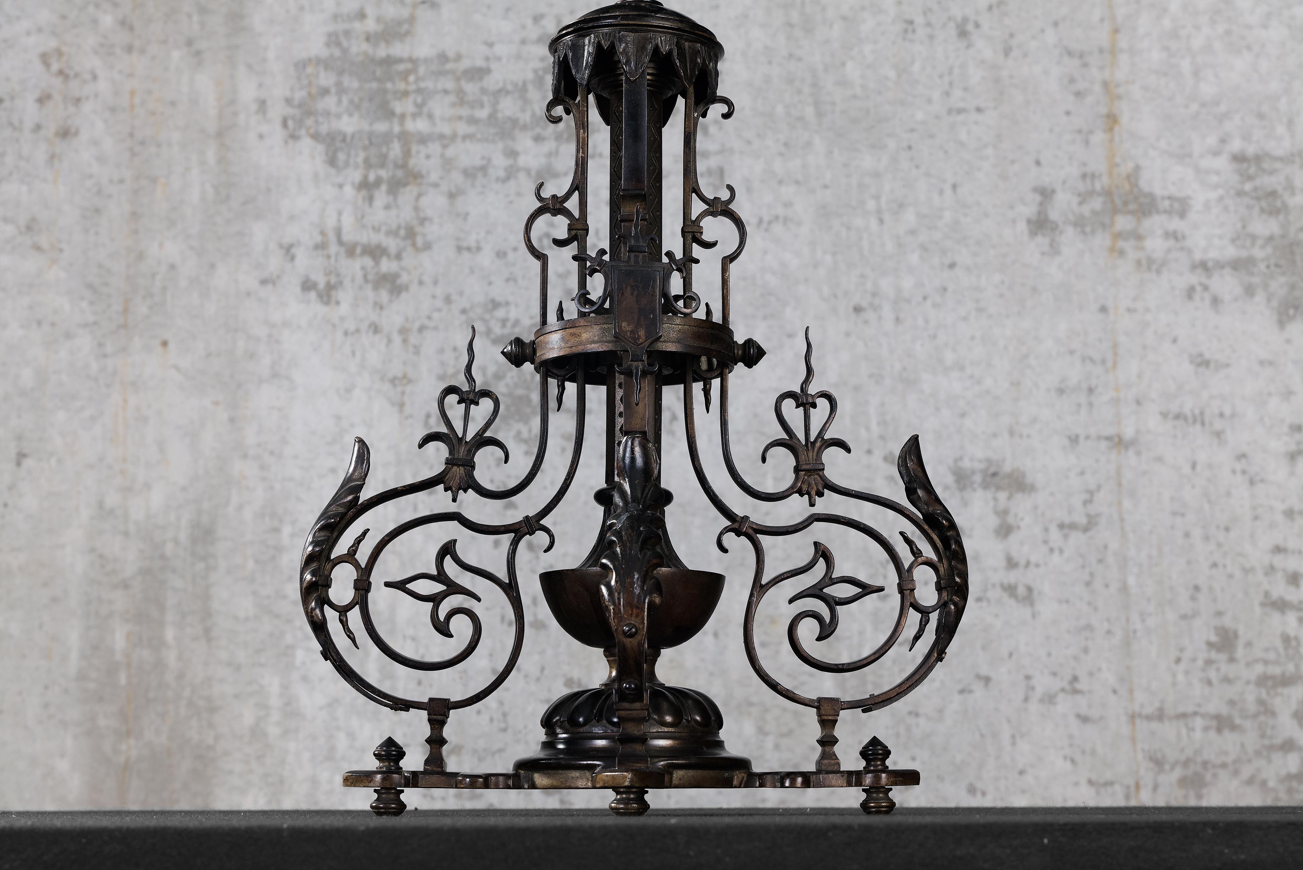 gothic candelabra centerpieces