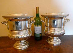 Fine Pair of Campana Style Wine Coolers, Champagne Ice Buckets