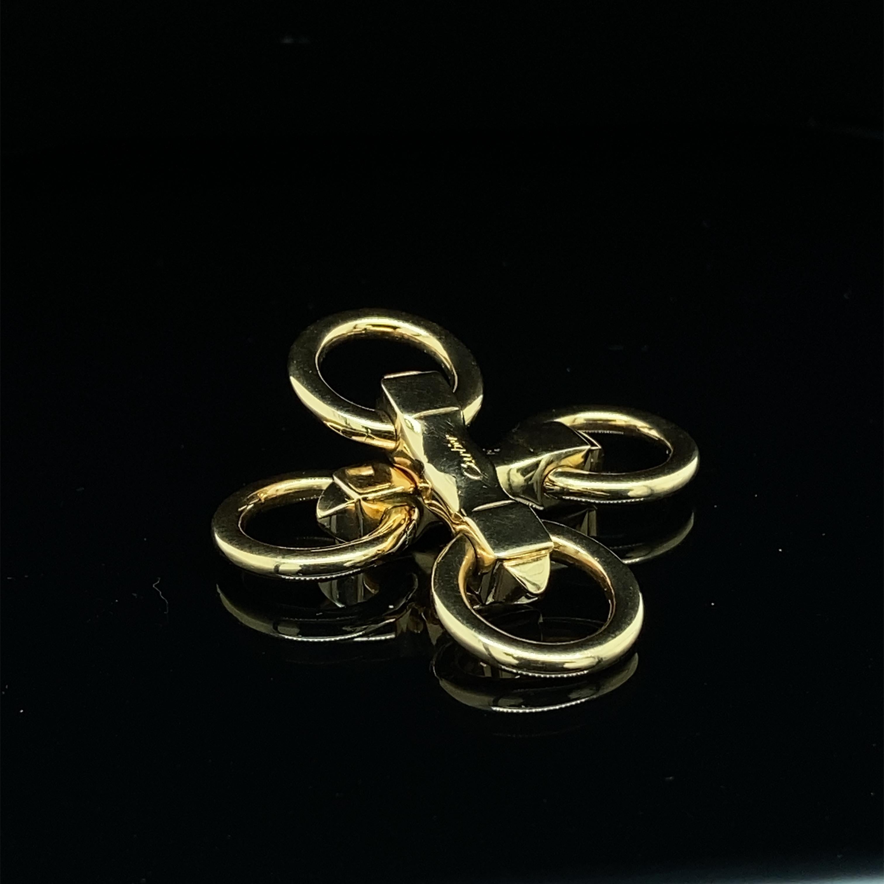 Manschettenknöpfe aus Gold von Cartier, um 1980, Paar Herren im Angebot