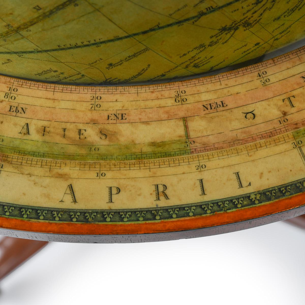 A Fine Pair of Cary Globes, Retailed by Kirk and Mercein of New York c.1816-1820 For Sale 1
