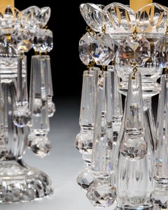A Fine Pair Of Crystal Candlesticks By F&C Osler