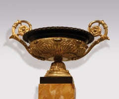 Fine Pair of Early 19th Century Bronze and Ormolu Tazzas