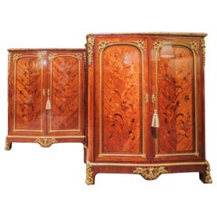 A fine pair of French 19th century cabinets by G. Durand