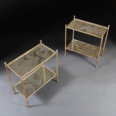 Fine Pair of Maison Bagues Rectangular Etageres
