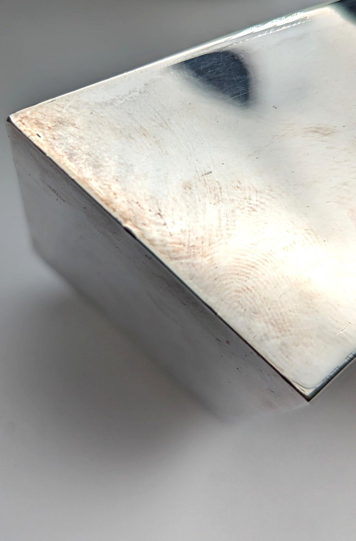 Coppia di candelieri modulari in argento Sterling Garrido 