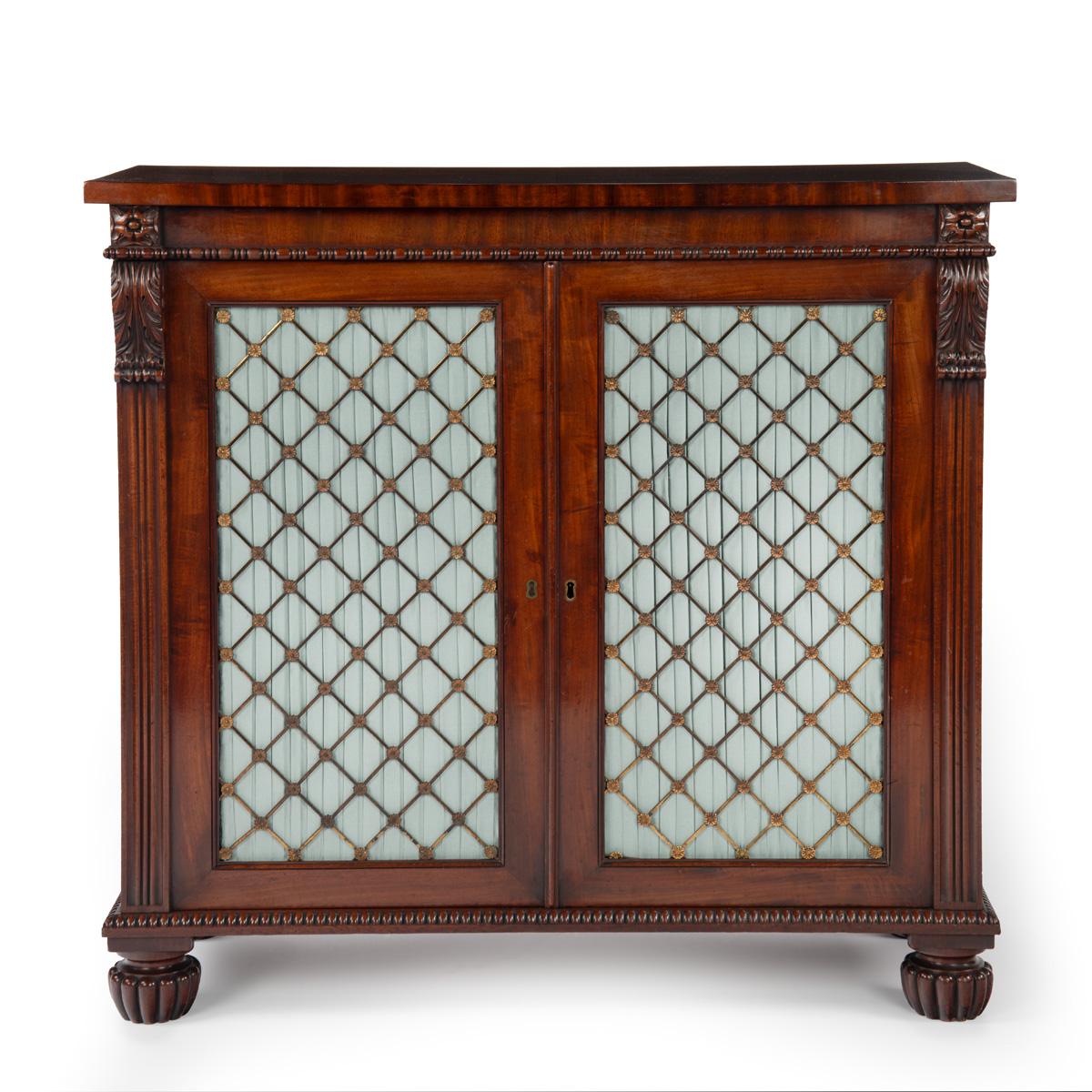 A Fine Pair of Regency Mahogany Side Cabinets by Gillows, c.1815 For Sale 9