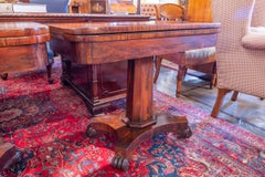 Fine Pair of Regency Period Rosewood Games Tables, Signed Phenes & Williamson