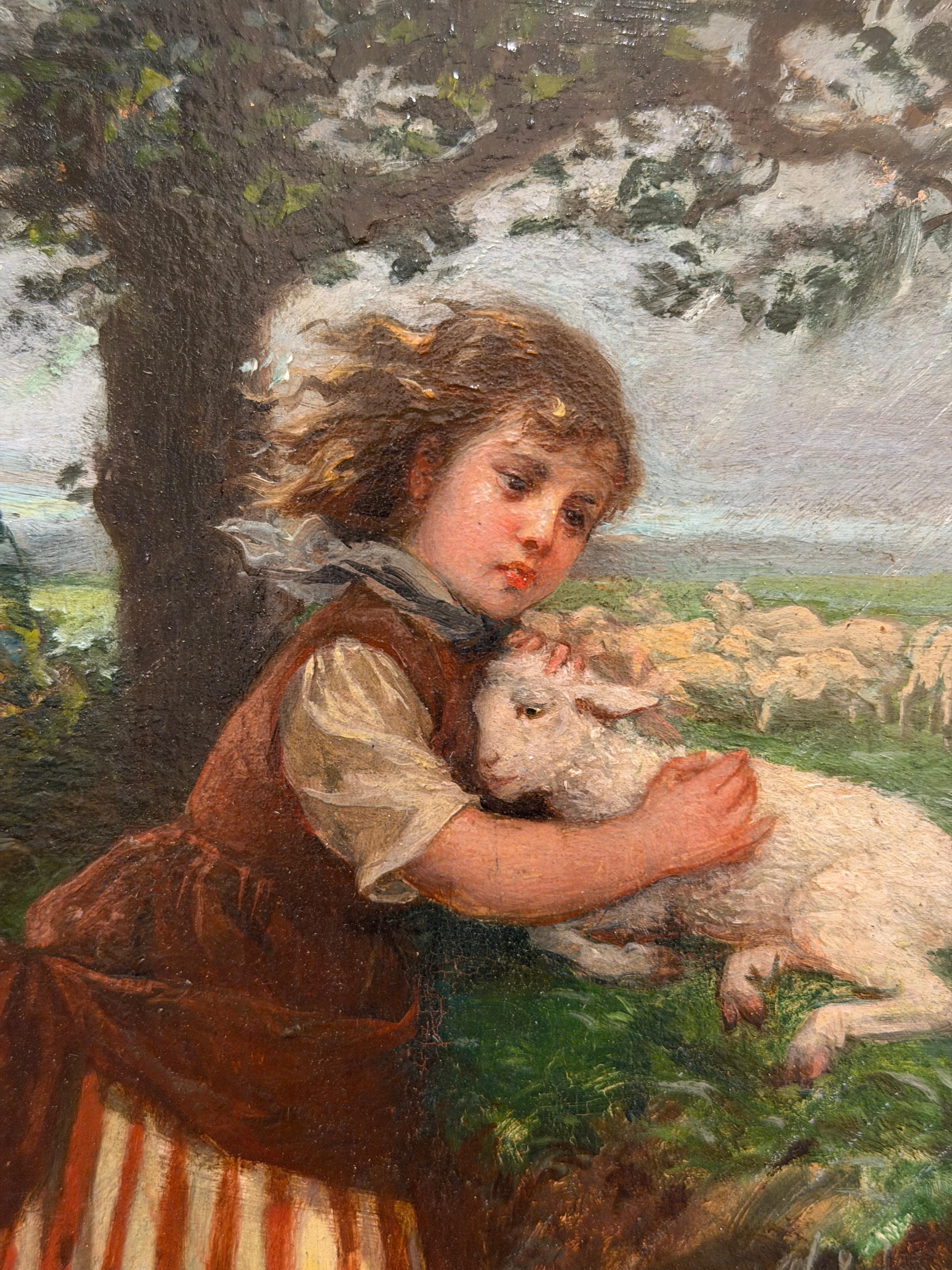 A Fine Pair of Victorian Genre Paintings by Escudier en venta 3