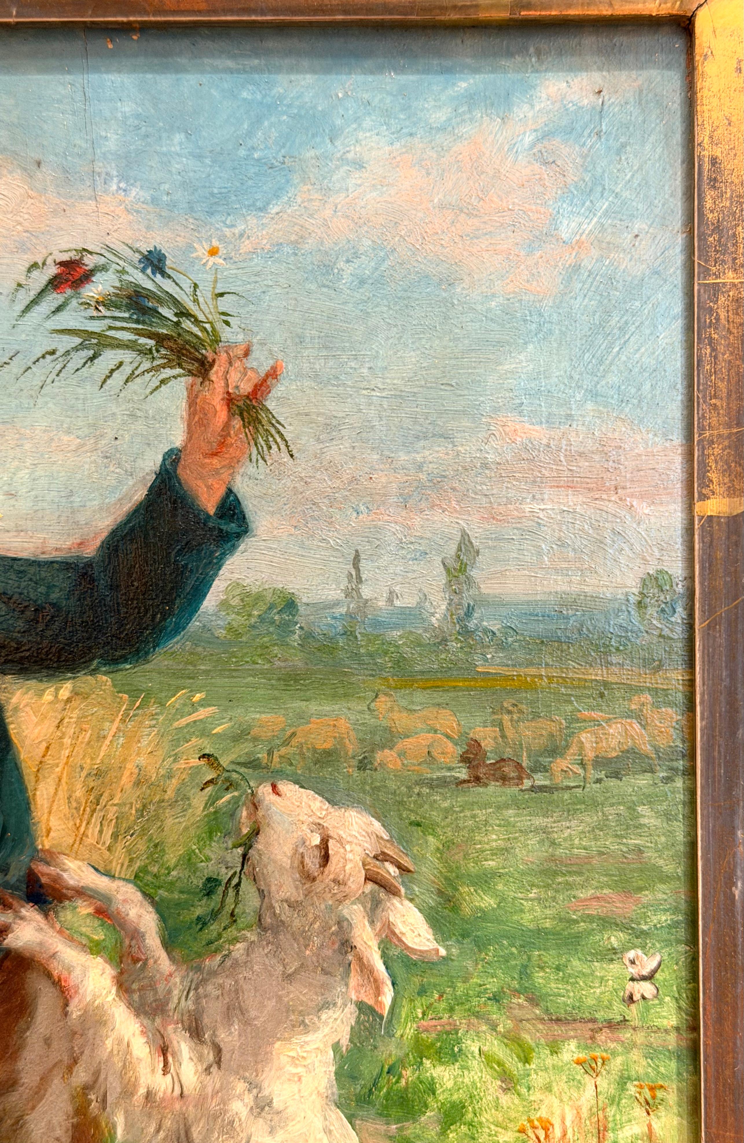 A Fine Pair of Victorian Genre Paintings by Escudier en Bueno estado para la venta en San Francisco, CA