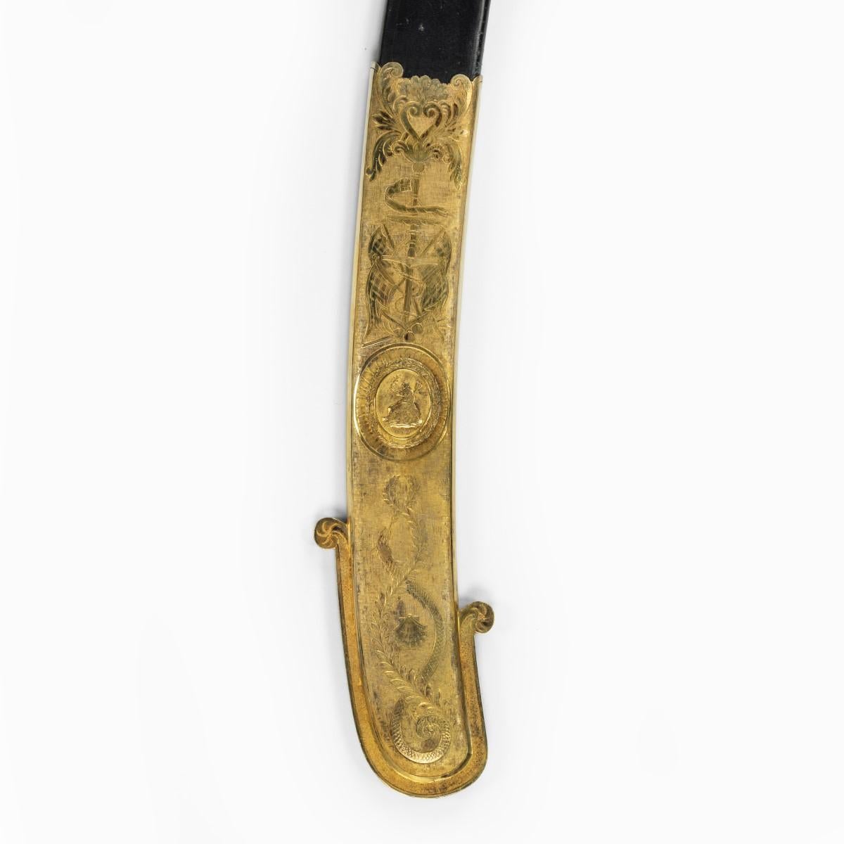 Fine Presentation Sword Given to Lieutenant Charles Peake For Sale 6